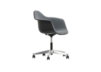 An Image of Vitra PACC Light Grey Upholstered Shell