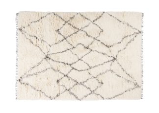 An Image of Linie Design Ruffle Rug Grey 170 x 240cm