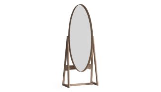 An Image of Pinch Iona Tall Cheval Mirror Oak