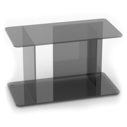 An Image of Case Lucent Large Side Table Bronze Glass
