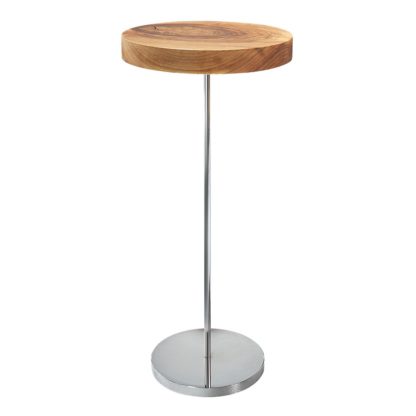 An Image of Ligne Roset Chanterelle Walnut Occasional Table