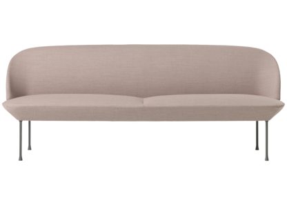 An Image of Muuto Oslo 3 Seater Sofa Hallingdal 407 Yellow