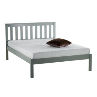 An Image of Denver Low End Bed Frame Grey