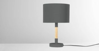 An Image of Kyle Table Lamp, Charcoal