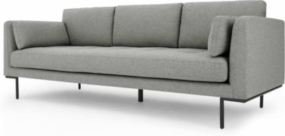 An Image of Harlow 3 Seater Sofa, Mountain Grey