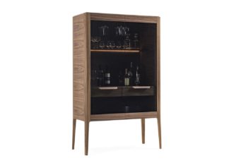 An Image of Porada Atlante Bar Unit Canaletta Walnut