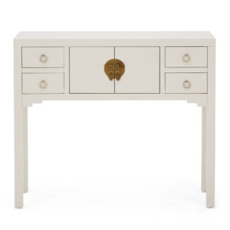 An Image of Hanna Oyster Console Table Oyster