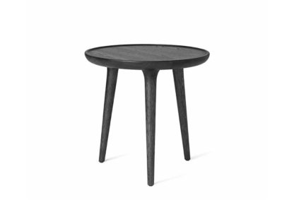 An Image of Mater Accent Side Table Black Stained Oak Small W45 x H42