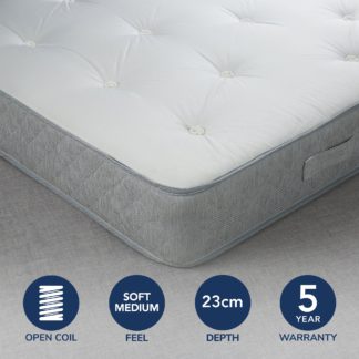 An Image of Fogarty Traditional Open Coil Mattress White