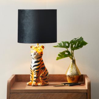 An Image of Tiger Table Lamp Black