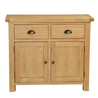 An Image of Sherbourne Oak Small Sideboard Natural