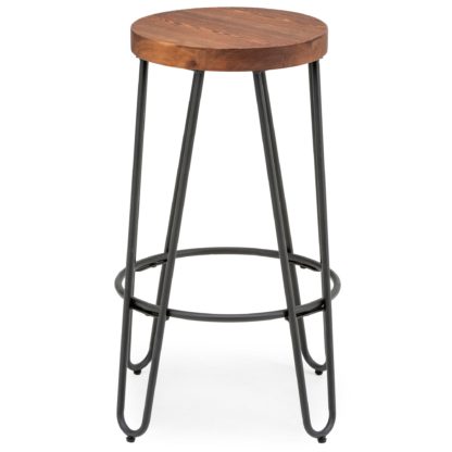 An Image of Torino Bar Stool Black and Brown