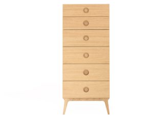 An Image of Case Valentine Tallboy Oak