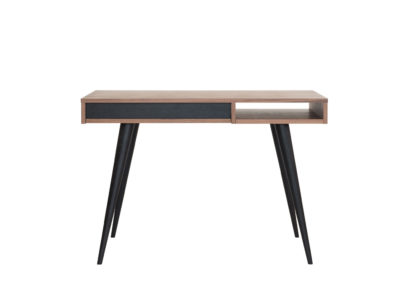 An Image of Case Celine Desk Walnut and Black