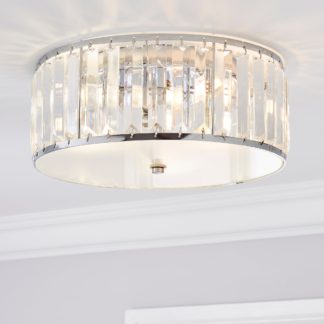 An Image of Tropez Bathroom Flush Chandelier Chrome