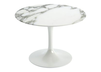 5515901dcd98c255af27861b3bcc44f5bec30211b9d1d8c4c586d2a4ad683cd3.jpg An Image of Knoll Saarinen Round Coffee Table Arabescato Coated Marble