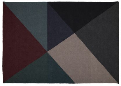 An Image of Linie Design Metri Rug Dark Green 140 x 200cm