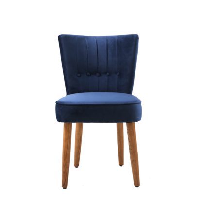 5620550f3e98b7a6bbf4387592c747aa0f6383e391b3ba351c33335a68f1ebc0-1.jpg An Image of Isla Velvet Dining Chair Blush