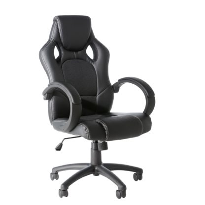 An Image of Daytona Gaming Chair Blue and Black