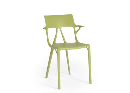 An Image of Kartell Ai Chair White - *Min 2 Chairs*