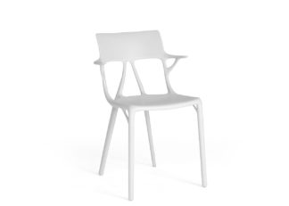 An Image of Kartell Ai Chair White - *Min 2 Chairs*