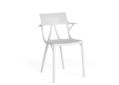 An Image of Kartell Ai Chair White - *Min 2 Chairs*