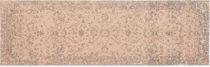 An Image of Yolanda Faded Persian Jacquard Runner 66 x 200 cm, Dusky Pink