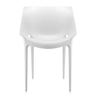 An Image of Kartell Dr Yes Armchair Stacking White *Min 2*