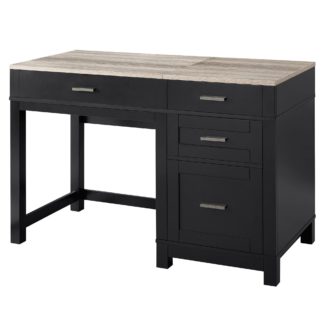 An Image of Caver Lift-Top Desk Black