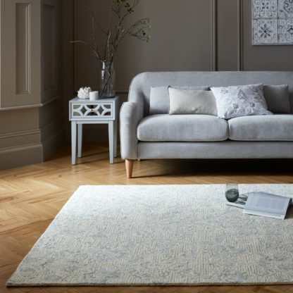 An Image of Dorma Remmington Rug Light Grey