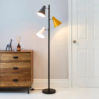 An Image of Circus 3 Light Multi Floor Lamp Black