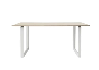 An Image of Muuto 70/70 Table Small White and Black