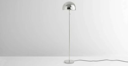 An Image of Collet Dome Floor Lamp, Chrome