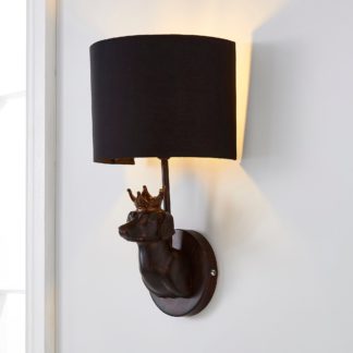 An Image of Anzo Dachshund Dog Wall Light Brown