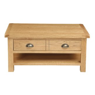 An Image of Sherbourne Oak Coffee Table Natural