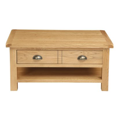 An Image of Sherbourne Oak Coffee Table Natural