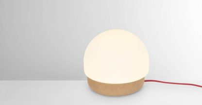 An Image of Klum Table Light, Glass & Cork