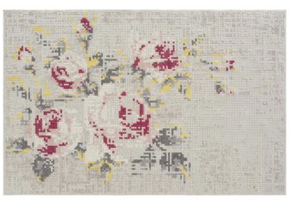 An Image of Gandia Blasco Canevas Natural Flower Rug 170x240cm