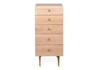 An Image of Heal's Crawford Chest of 5 Drawers Tall