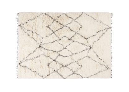 An Image of Linie Design Ruffle Rug Grey 170 x 240cm