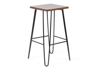 An Image of Heal's Brunel Bar Stool Dark Wood