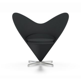 An Image of Vitra Heart Cone Chair Black