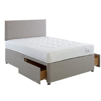 6b3516adb35b6c80e03953b5c6a19a2243df32bdde8147223055627054efca4b-1.jpg An Image of Comfort Divan Bed with Mattress Grey