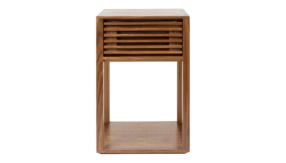 6b4afde2409fc81a71060278ccefeed0cd6ea19f1e8849e334f5a92c5c54c6ad.jpg An Image of Verona Side Table Walnut