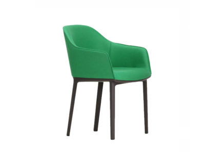 An Image of Vitra Softshell Armchair Emerald