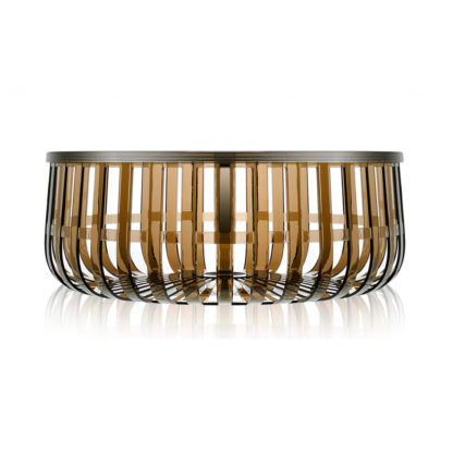 An Image of Kartell Panier Table Crystal