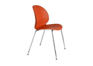 An Image of Fritz Hansen NO2 Recycle Chair Dark Orange