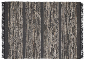 An Image of Gandia Blasco Gorm Rug Charcoal 170 x 240cm