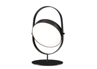 An Image of Ligne Roset Headlight Table Lamp Black