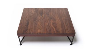 An Image of De La Espada Armstrong Coffee Table Walnut